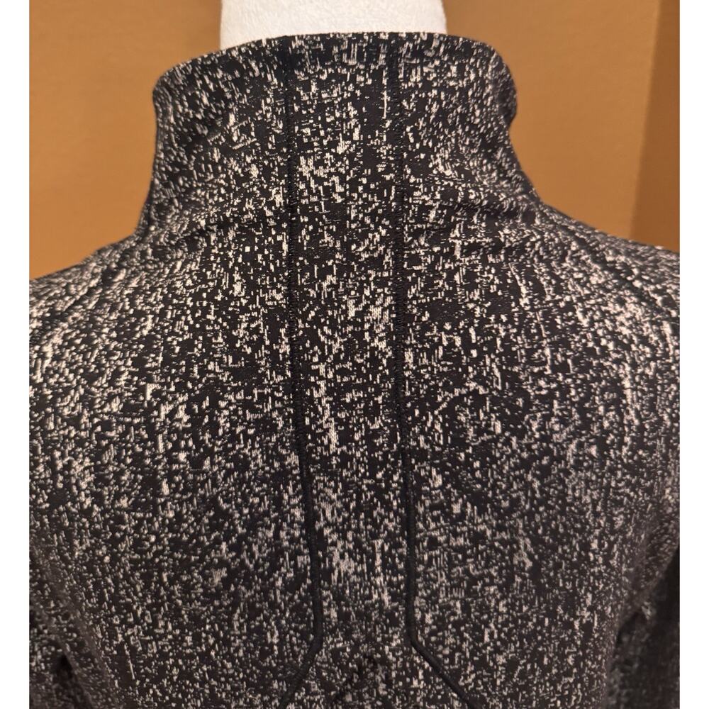 Lululemon Define Jacket *Luon Suited Jacquard Black White Size 12 - Picture 5 of 8